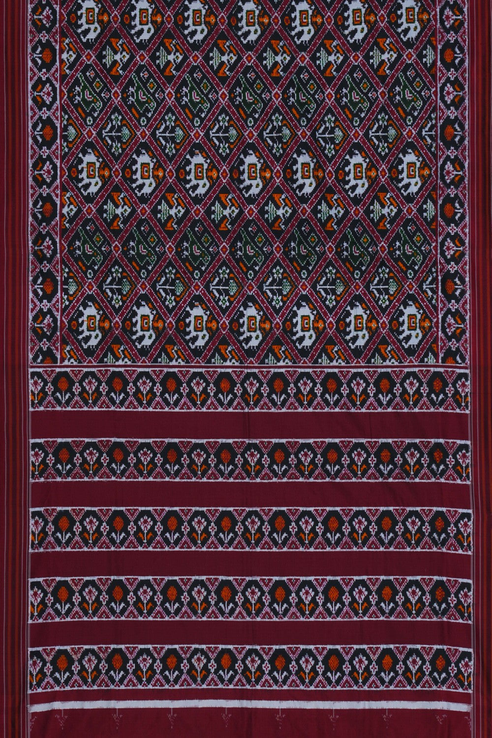Image of Patan Patola Silk Double Ikat Saree