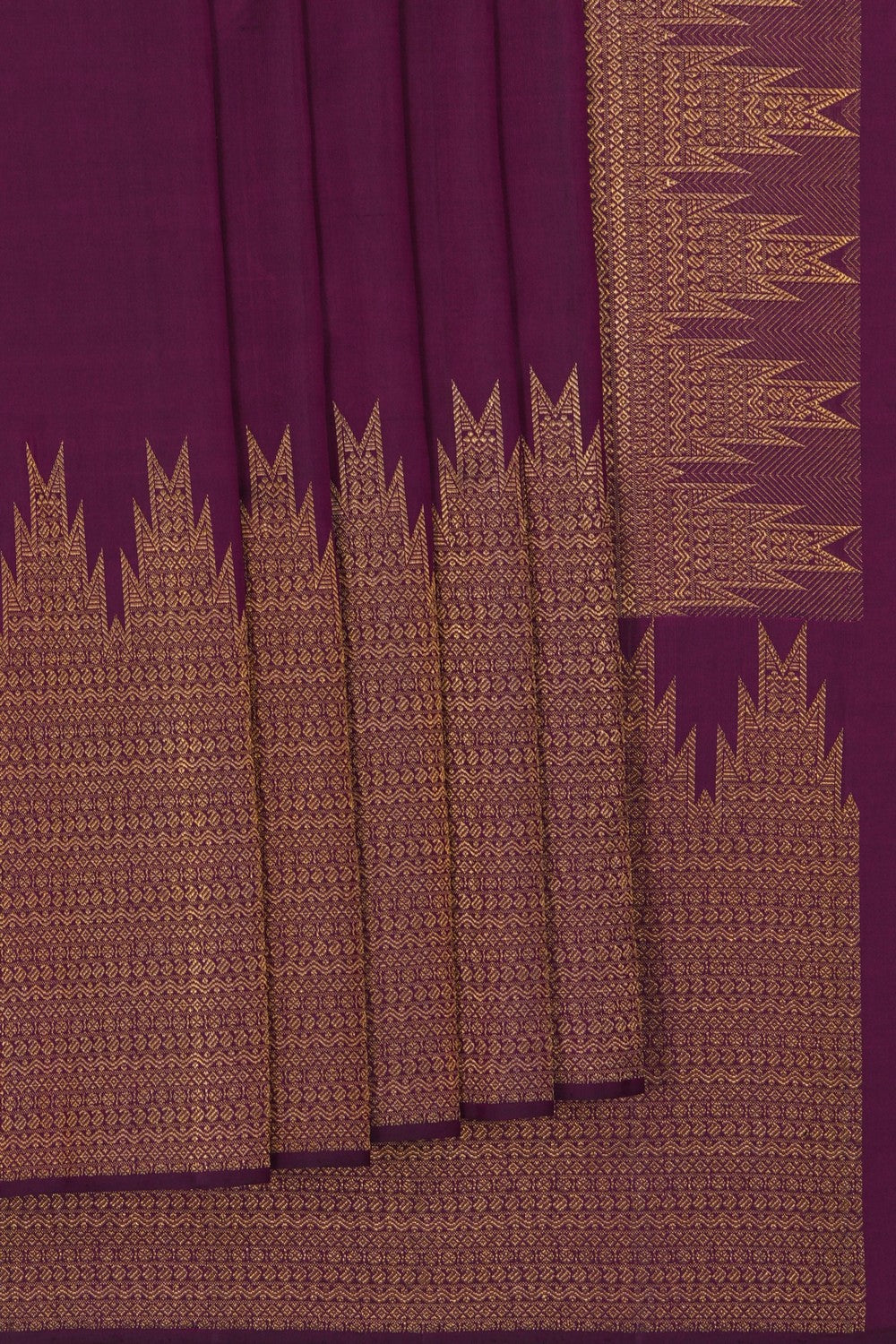 Image of Arani Silk Violet Saree