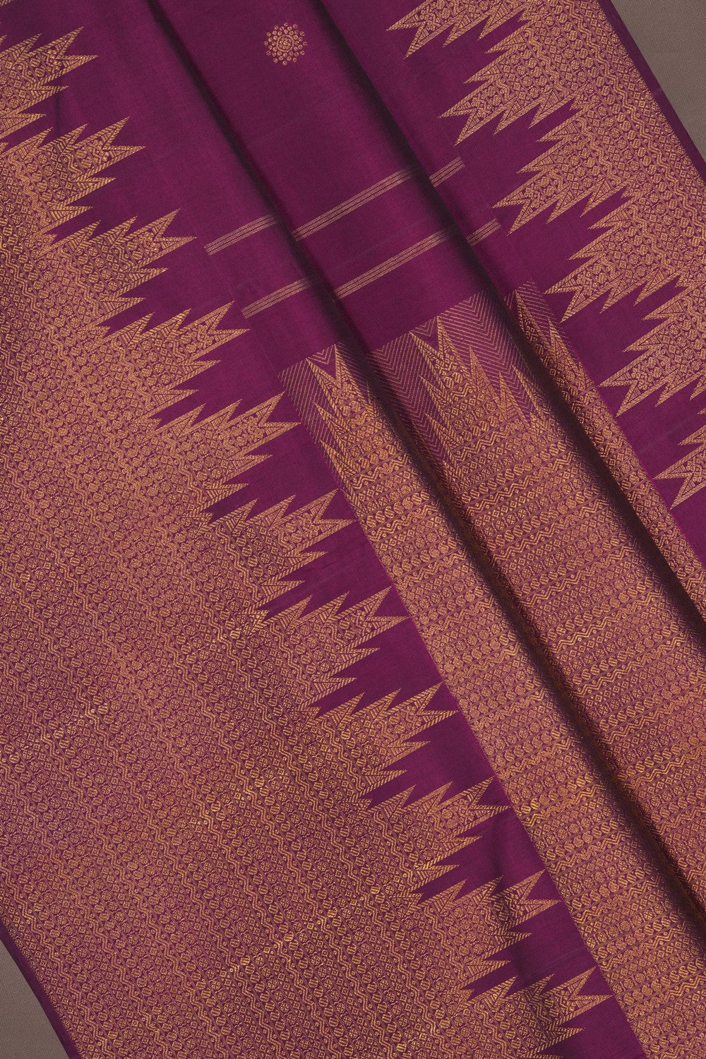 Image of Arani Silk Violet Saree