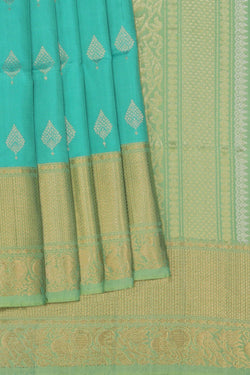 Image of South Silk Sea Green Saree