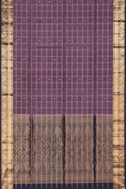 Image of South Silk Purple Saree