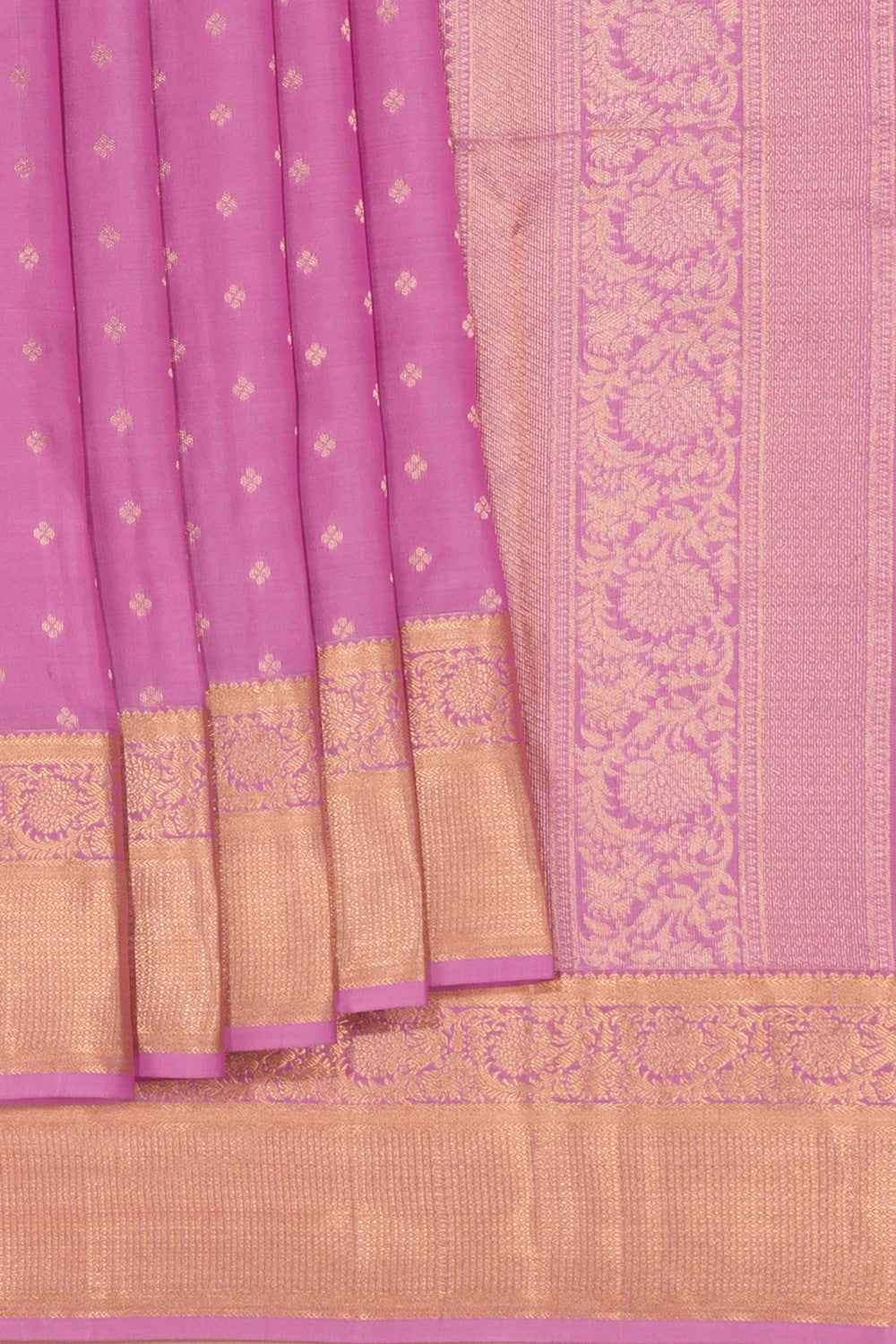 South Silk Pink Saree