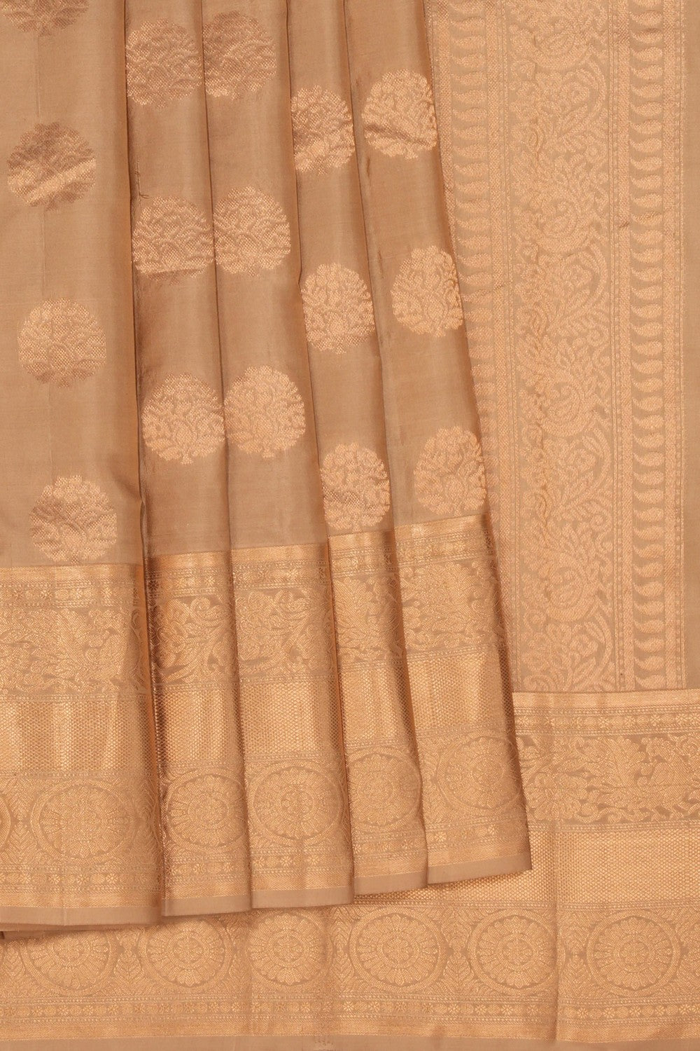 Image of South Silk Beige Saree