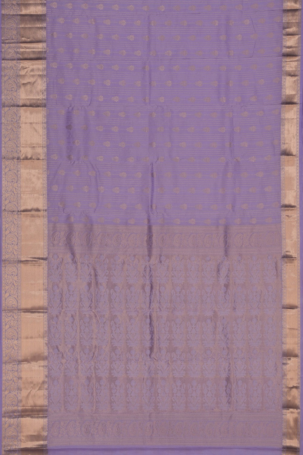 South Silk Purple Saree