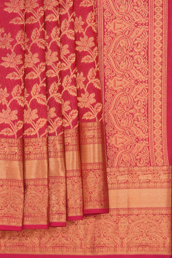 Image of South Silk Red Saree