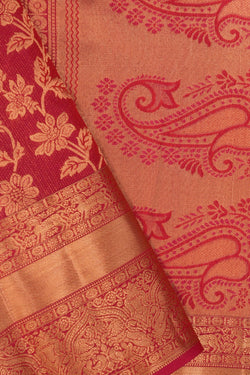 Image of South Silk Red Saree