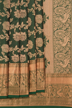 Image of South Silk Green Saree