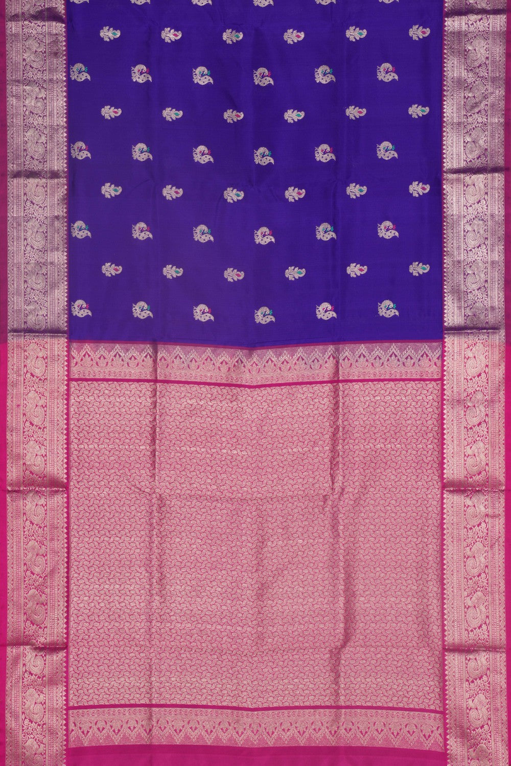 Venkatagiri Silk Purple Saree