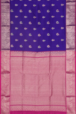 Image of Venkatagiri Silk Purple Saree