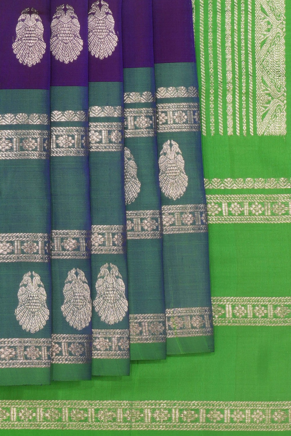 Venkatagiri Silk Purple Saree