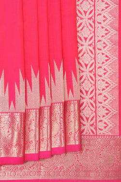 Image of Venkatagiri Silk Pink Saree