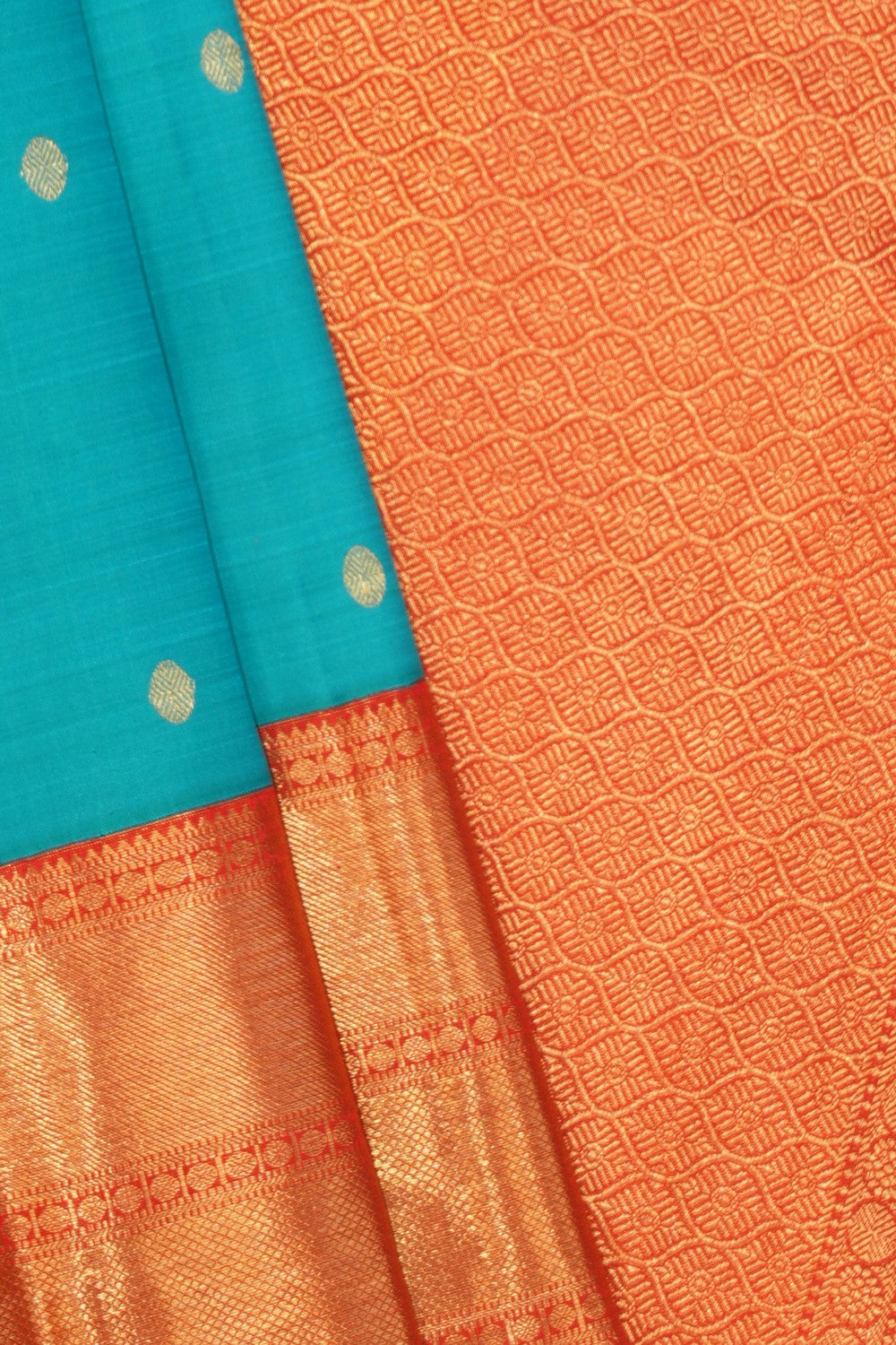 South Silk Blue Saree