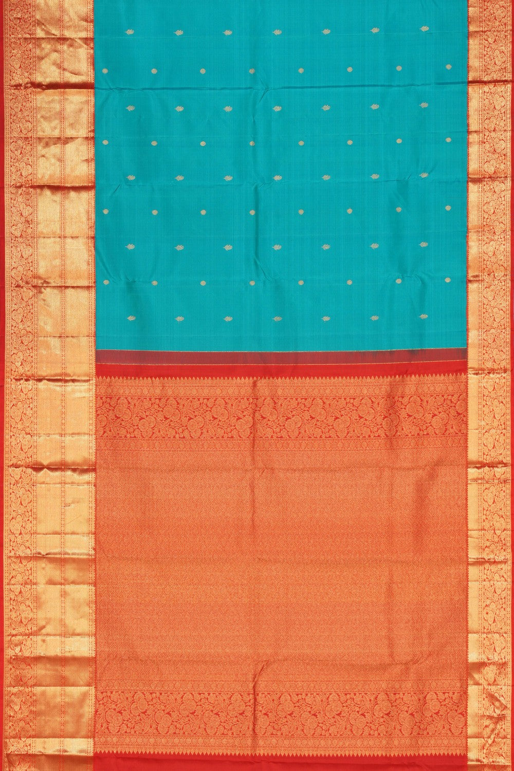 South Silk Blue Saree