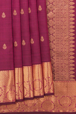 Image of South Silk Plum-Pink Saree