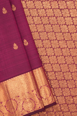 Image of South Silk Plum-Pink Saree