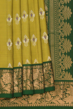 Image of South Silk Green Saree