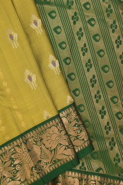 Image of South Silk Green Saree