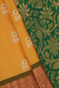 Image of South Silk Yellow Saree