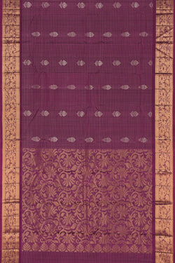 Image of South Silk Violet Saree