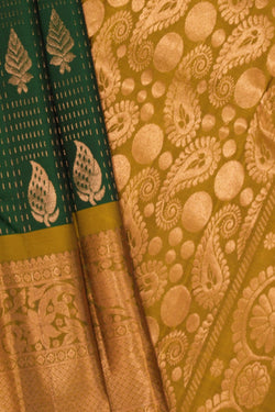 Image of South Silk Green Saree