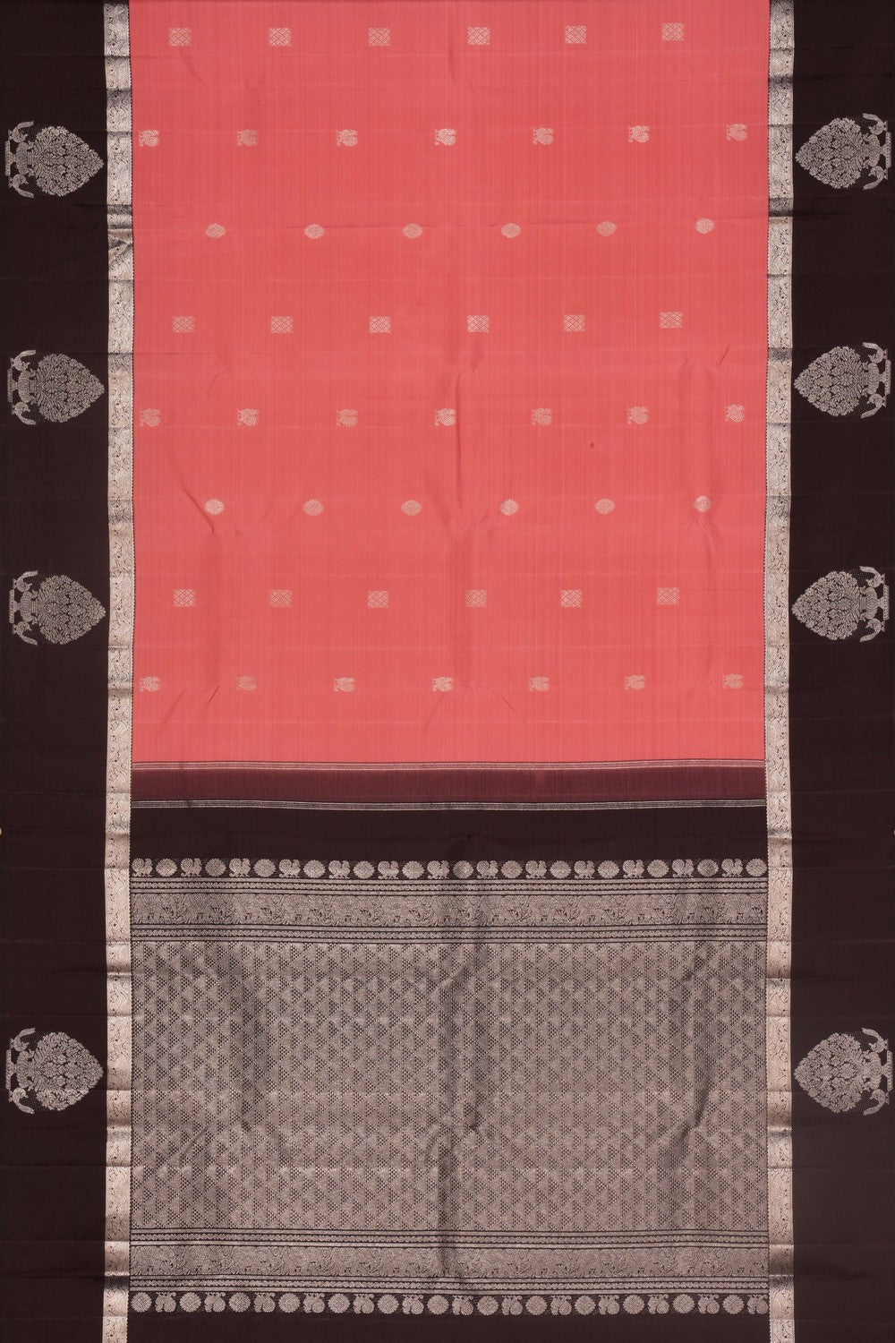 Image of Kanchipuram Silk Pink Saree