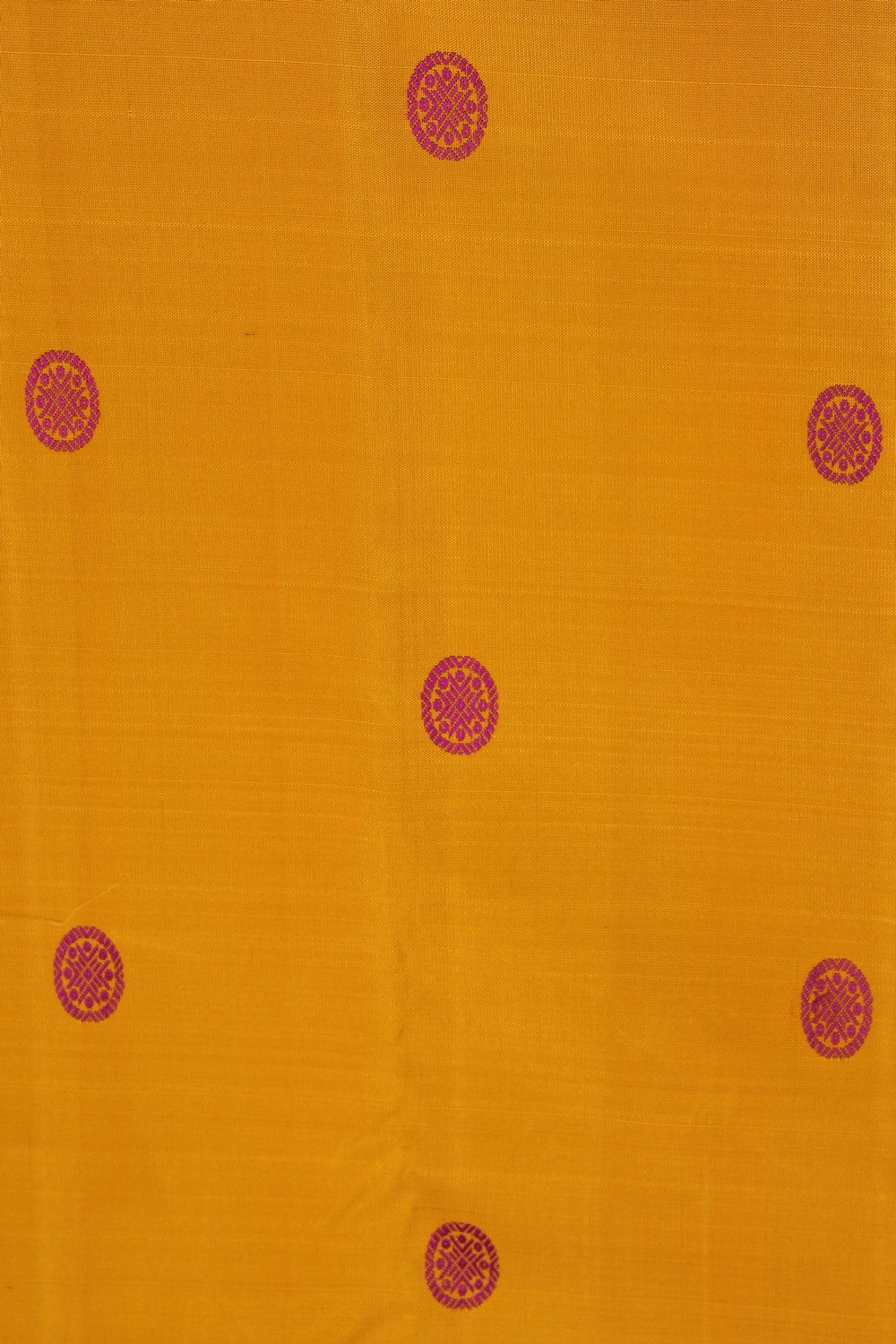 Kanchipuram Silk Yellow Saree