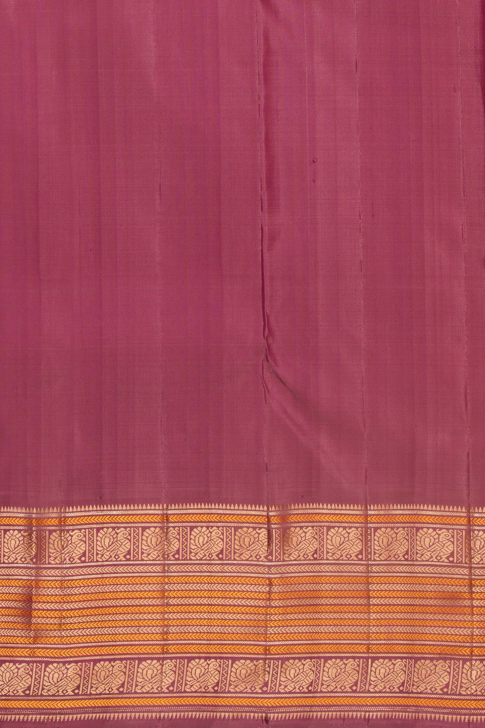 Kanchipuram Silk Yellow Saree