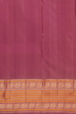 Image of Kanchipuram Silk Yellow Saree