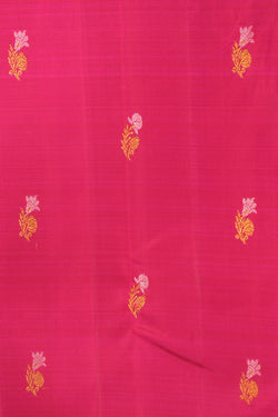 Image of Kanchipuram Silk Pink Saree