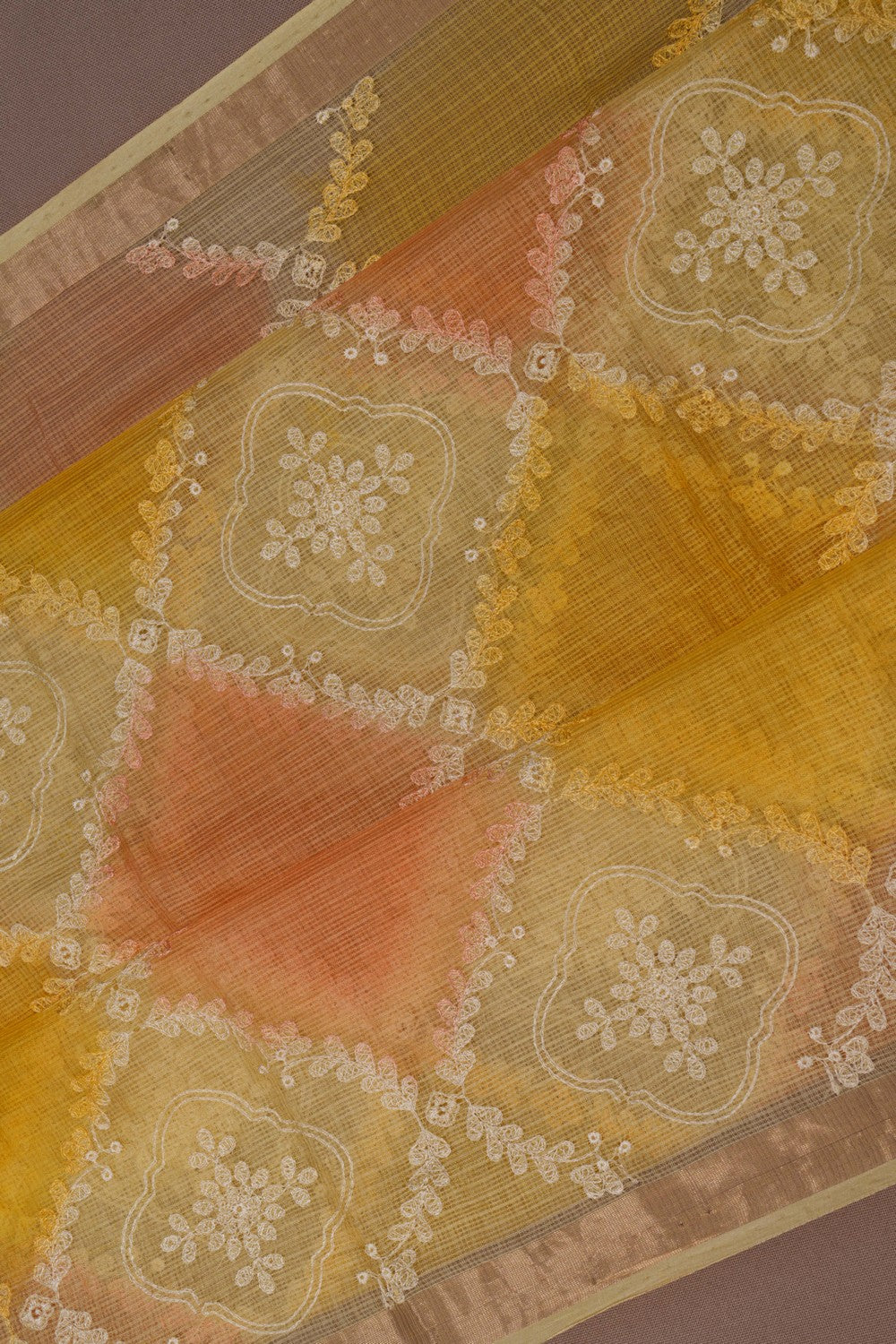 Image of Kota Embroidery Saree