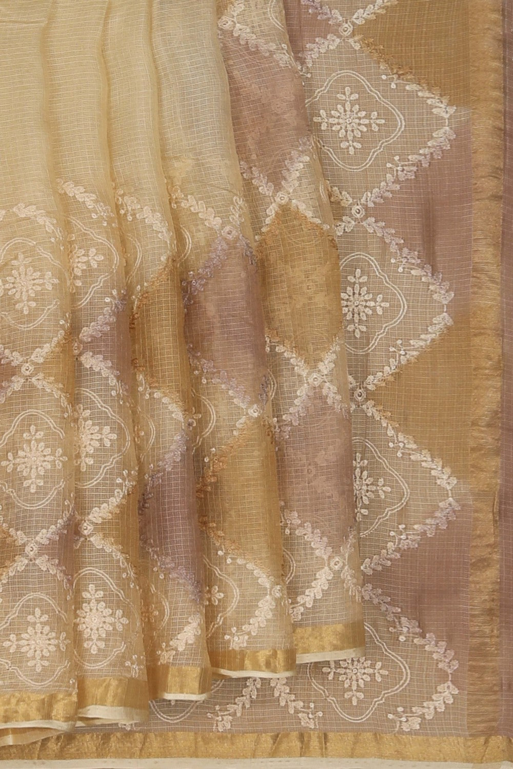 Image of Kota Embroidery Saree