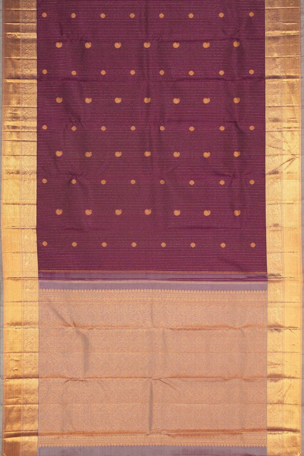 Kanchi Silk Violet Saree