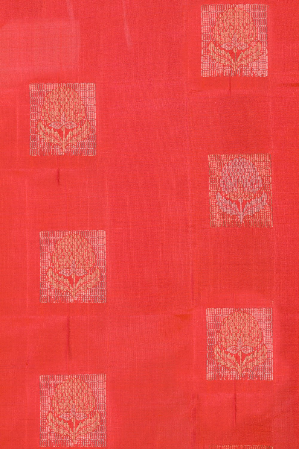 Dark Peach Silk Saree