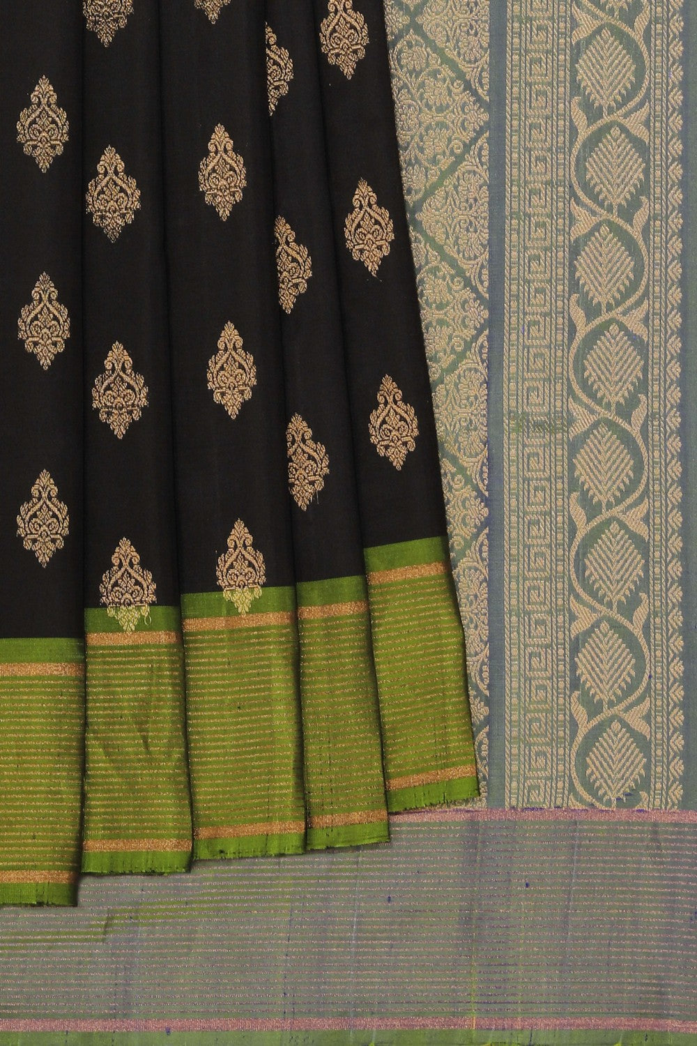 Black Silk Saree