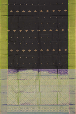 Image of Black Silk Saree