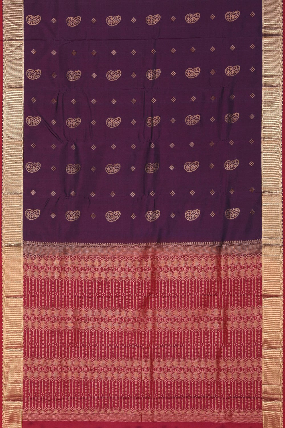 Purple Silk Saree