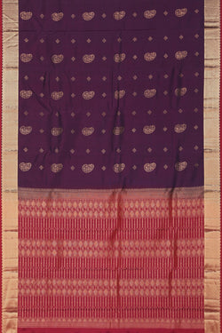 Image of Purple Silk Saree