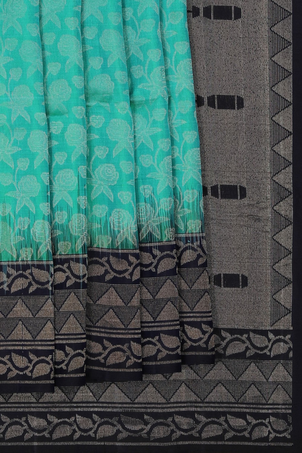 Image of South Silk Sea Green Saree