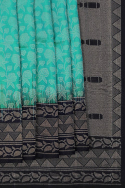 Image of South Silk Sea Green Saree