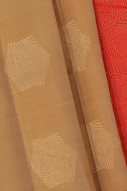 Image of South Silk Beige Saree