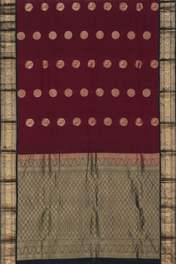 Image of South Silk Maroon Saree