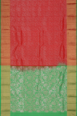 Image of Red Silk Saree