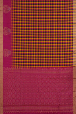 Image of South Silk Kattam Saree