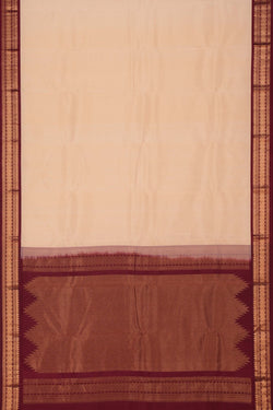 Image of South Silk Cream Saree