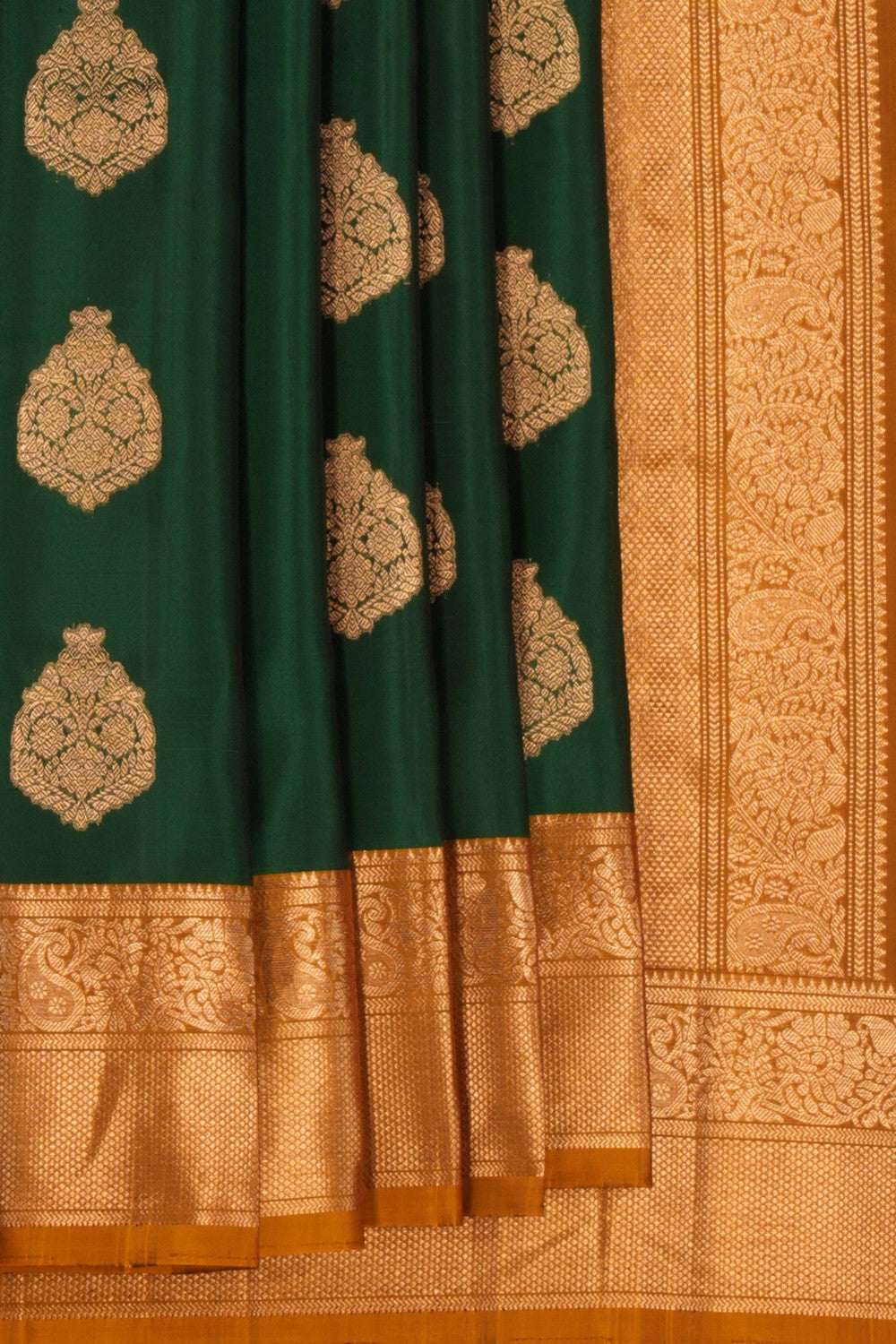 South Silk Green Saree