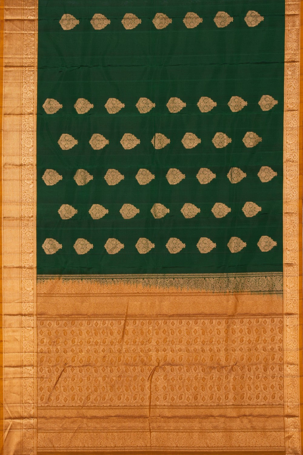 South Silk Green Saree