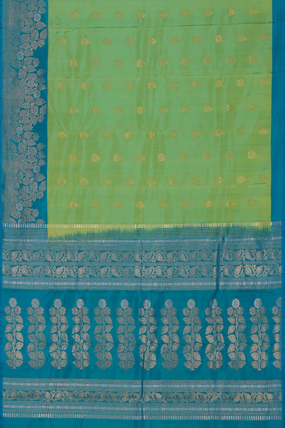 South Silk Sea Green Saree