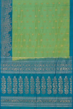 Image of South Silk Sea Green Saree