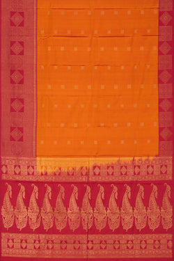 Image of South Silk Mustard Saree