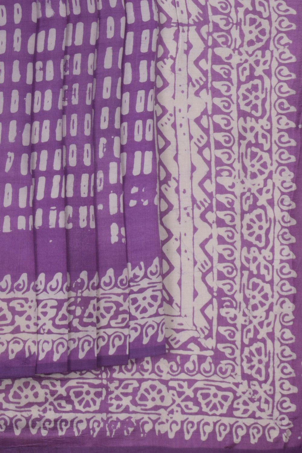 A Printed Silk Saree